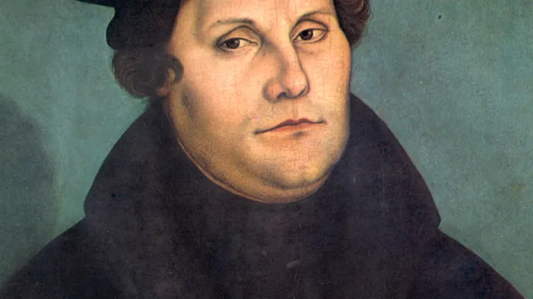 Martin Luther, who initiated the Protestant Reformation, admitted that “the name ‘Trinity’ is nowhere to be found in the Holy Scriptures, but has been conceived and invented by man.” Portrait of Martin Luther